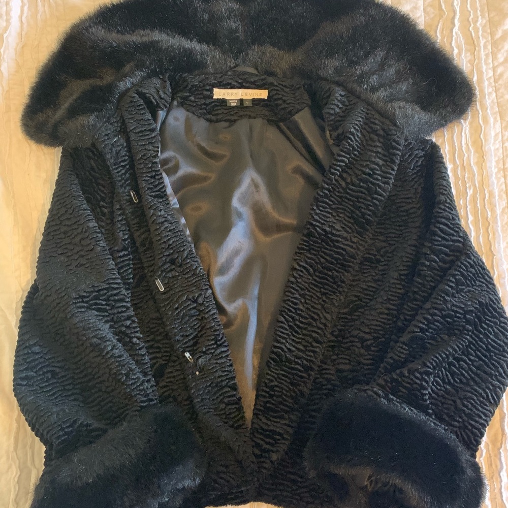 Larry Levine Black Coat